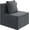 Grey, variant on Yuanmin 32'' Multifoutional Boneless Chair Armless, Bean Bag Chair, Middle Sofa Seat of Cloud Sectional Couches for Living Room, Memory Foam Corduroy, Black