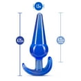 thumbnail image 2 of B Yours - Large Anal Plug - Blue, 2 of 6