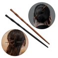 thumbnail image 3 of Palillos de Madera para El Cabello, Decoraciones , Accesorios para El Cabello, Palillos Retro de Acetato para El Cabello, Horquilla para Negro y marrón Salvador palillos de pelo, 3 of 10