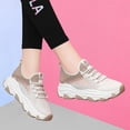 thumbnail image 3 of XIMIN Women's Platform Chunky Fashion Sneakers Slip on Walking Stylish Lightweight Classic Casual Sneaker with White Sole and Stylish Accents​, 3 of 6