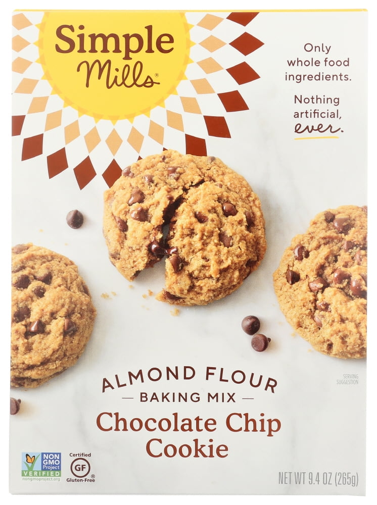 Simple Mills Almond Flour Chocolate Chip Cookie Mix, 9.4 Oz