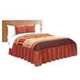 thumbnail image 1 of Colcha con Cojines Decorativos King Size Café Elefantito Bilbao UltraSoft, 1 of 3