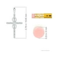 thumbnail image 5 of ANGARA Natural Diamond Cross and Infinity Pendant in 14K White Gold for Women (Size-0.9mm| Color-G| Clarity-VS2) | April Birthstone, Anniversary, Jewelry Gift for Women | Natural Diamond Necklace, 5 of 10