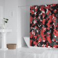thumbnail image 2 of Red Camo Digital Pixel Pattern Shower Curtain 84"x72" ,Bathroom Decorative Shower Curtains Set with 12 Hooks,Modern Waterproof Washable Shower Curtain, 2 of 6