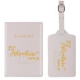 thumbnail image 1 of Funda de pasaporte de viaje Funda de pasaporte de cuero PU Funda protectora de certificado a prueba de agua Funda de cuero para tarjetas de pareja, 1 of 6