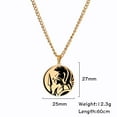 thumbnail image 7 of EUEAVAN Greek Mythology Pendant Necklace Stainless Steel Pendants Jewelry Vintage Choker, 7 of 7