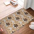 thumbnail image 4 of Sikiie Snake And Flower Print Flannel Anti-slip Floor Mat 16x24in, Thickened Dustproof Entrance Door Mat Floor Mat for Kitchen, Bathroom, Laundry Room, 4 of 7