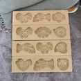 thumbnail image 7 of Riguas Patterned Cookie Cutter Food Grade BPA Free Smooth Edge Chocolate Pumpkin Pie Embossing Mold Kitchen Accessories, 7 of 7