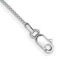 thumbnail image 2 of 10K White Gold .8mm Box Chain Bracelet 7", 2 of 2