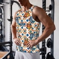 thumbnail image 5 of Pofeuu Butterflies Wild Insect Print Men's Workout Tank Tops Sleeveless Muscle Gym Shirt Quick Dry-3X-Large, 5 of 7