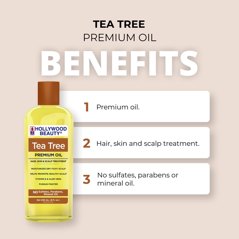 Hollywood Beauty Tea Tree Premium Oil, 8 fl oz photo 4