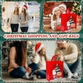 thumbnail image 6 of Red Christmas Gift Bag Portable Gift Bag Christmas Non Woven Bag Shopping Bag Large Size For Holiday Gifts Red Color, 6 of 6