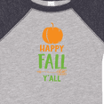thumbnail image 4 of Inktastic Happy Fall Y'all, Pumpkin, Arrow - Orange Green Boys or Girls Baby Bodysuit, 4 of 5