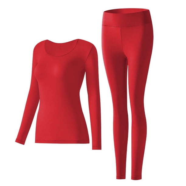 Ropa interior térmica moldeadora de cuerpo para mujer, ropa interior fina y larga con ácido hialurónico autocalentable a temperatura constante