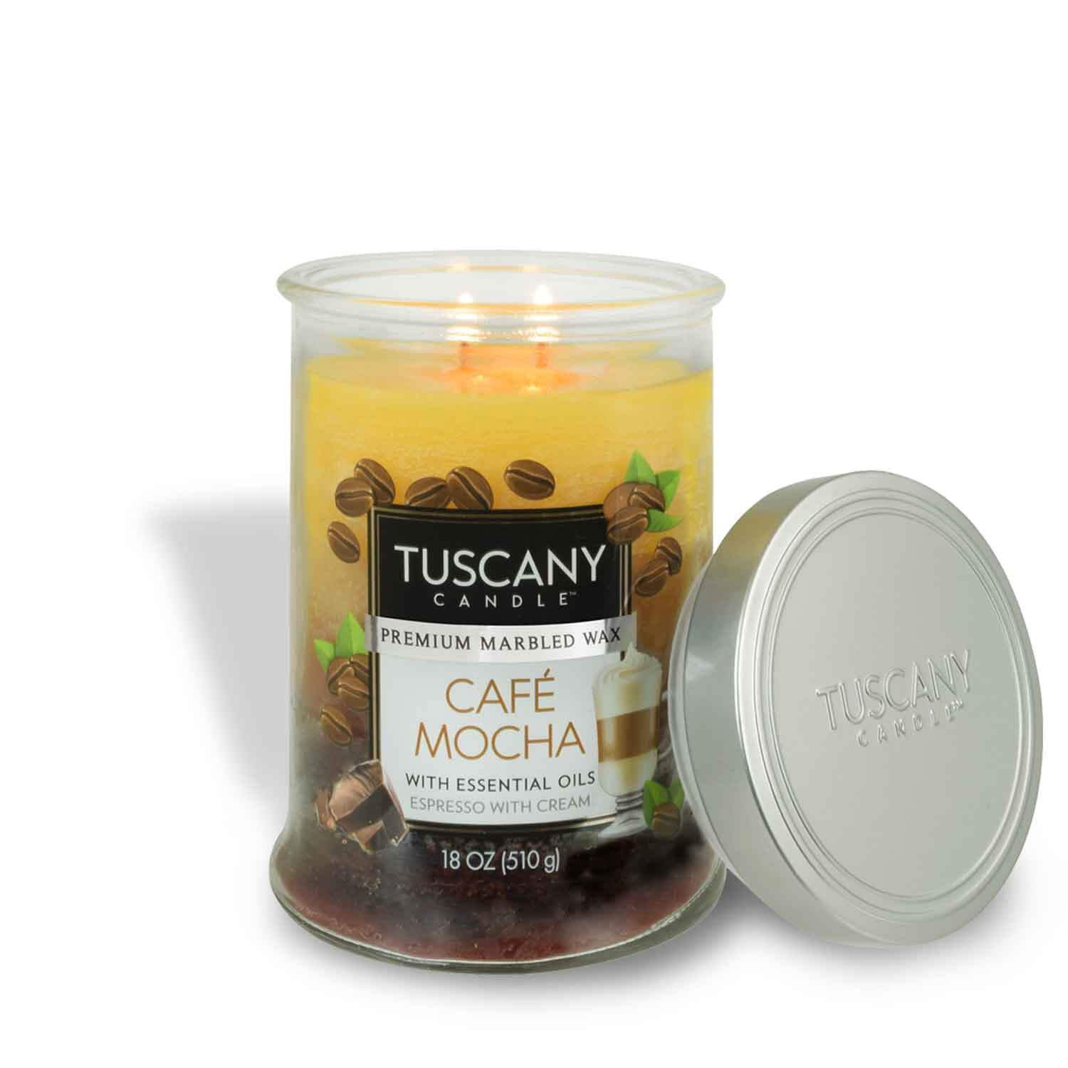 Café Mocha Long-Lasting Scented Jar Candle (18 oz)