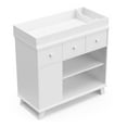 thumbnail image 6 of Storkcraft Modern Infant Nursery Changing Table Dresser, White, 6 of 9