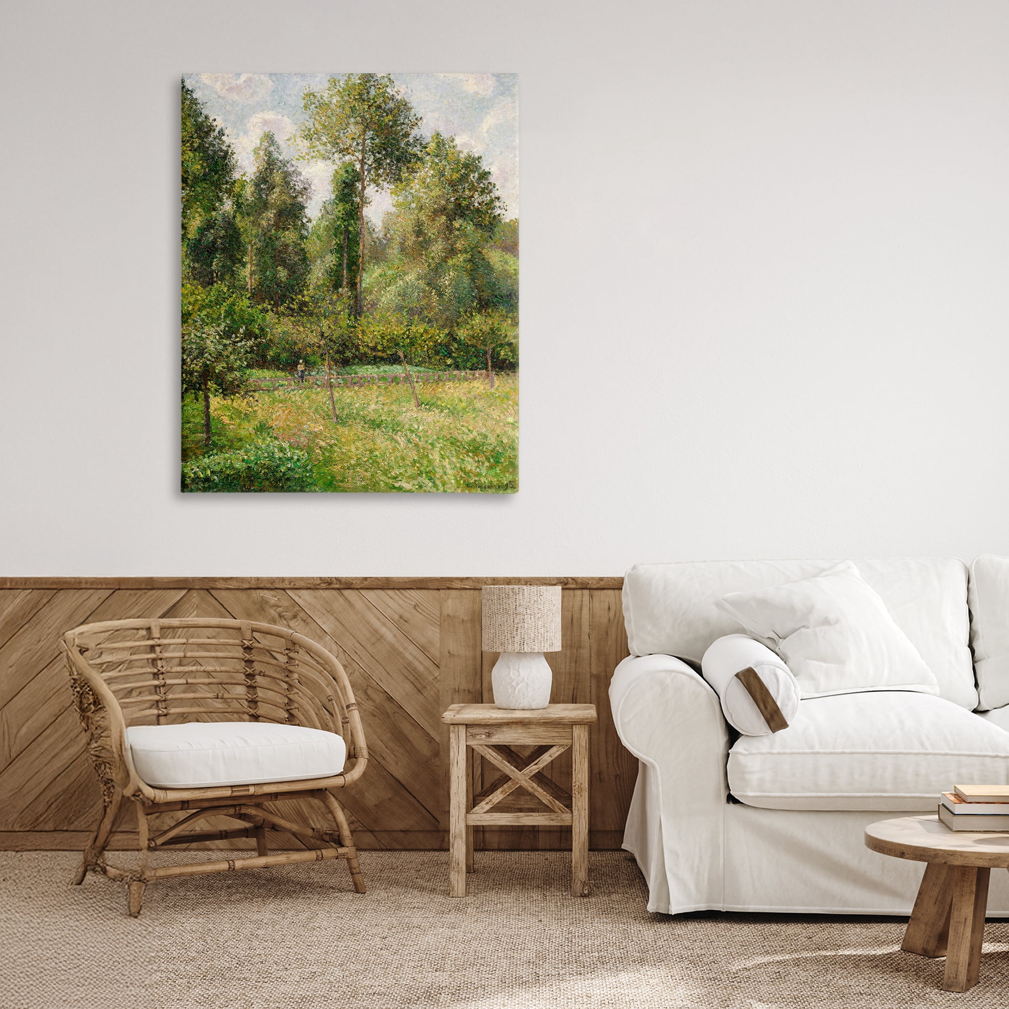 Stupell Industries Poplars Classic Landscape Canvas Wall Art, design by Camille Pissarro