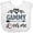 AA-White, variant on Inktastic Gammy Loves Me Grandchild Girls Baby Bib