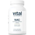 thumbnail image 1 of Vital Nutrients NAC (N-Acetyl-L-Cysteine) | 600 Mg | 100 Vegan Capsules | 100 Servings, 1 of 3