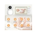 thumbnail image 2 of VTimes 5'' Screen Video Baby Monitor with Camera and Audio, 4000mAh Baby Monitor No WiFi Remote Pan-Tilt-Zoom VOX, Two-Way Talk, Infrared Night Vision, Temperature Display, Alarm 8 Lullabies 1000ft, 2 of 7