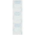 thumbnail image 2 of SAFAVIEH Abstract Jahn Geometric Runner Rug, Ivory/Blue, 2'3" x 8', 2 of 10