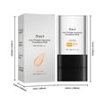 thumbnail image 3 of QunYou Foundations Stick with Brush 3-in-1 Moisturising Concealer Foundations Make-Up SPF50+ Light Texture for All Types, 3 of 7