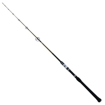 Ugly Stik 7' Tiger Elite Spinning Rod One Piece Nearshore/Offshore Rod 14-40lb Line Rating Heavy Rod Power 1-5 oz. Lure Rating Versatile and Dependable Black