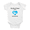 Blue Heart, variant on My Best Friend is A Dalmatian Dog Funny Baby Bodysuit 0-3 Months