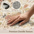 thumbnail image 6 of ODIKA 9'x12' Washable Area Rug Non-Shedding, Easy Care Traditional Vintage Inspired Ornate Distressed Scroll Border for Master Suite, California King, Under Bed, 6 of 7