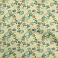 thumbnail image 1 of oneOone Georgette Viscose Light Yellow Fabric Florals Sewing Craft Projects Fabric Prints By Yard 42 Inch Wide, 1 of 5