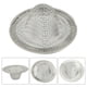 thumbnail image 3 of Steel Plug Strainer Bath/Bathroom Sink Shower Drain Filter Cover Hair Catcher UK Silicone Stopper Cover, 3 of 9