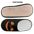 thumbnail image 4 of Uourmeti Spooky Ghost Face Indoor House Slippers Anti-slip Non-slip Close Toe Rubber Sole Comfortable Sole Lightweight Easy On Slippers, 4 of 7