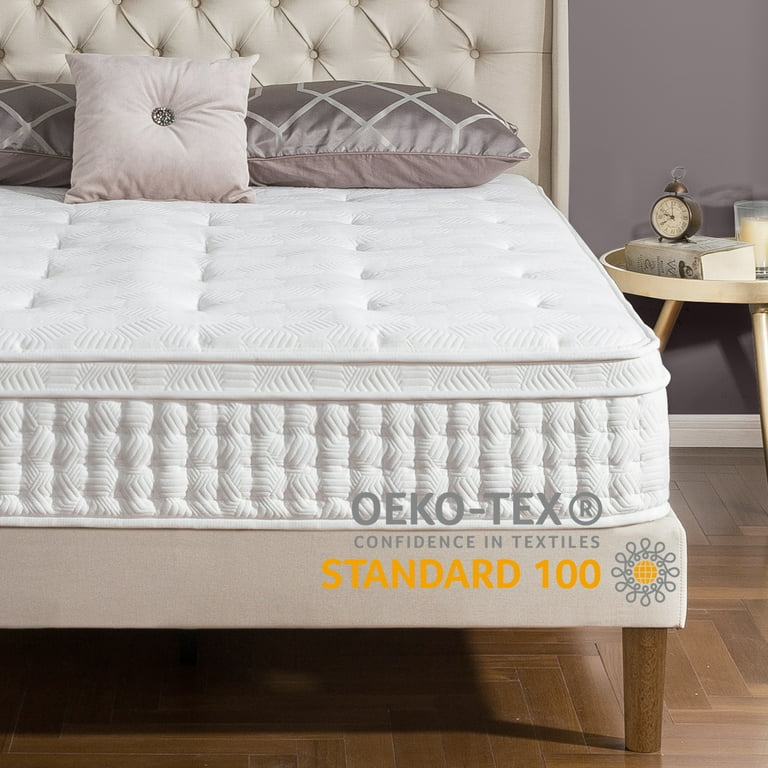 Zinus 12 inch euro top mattress discount