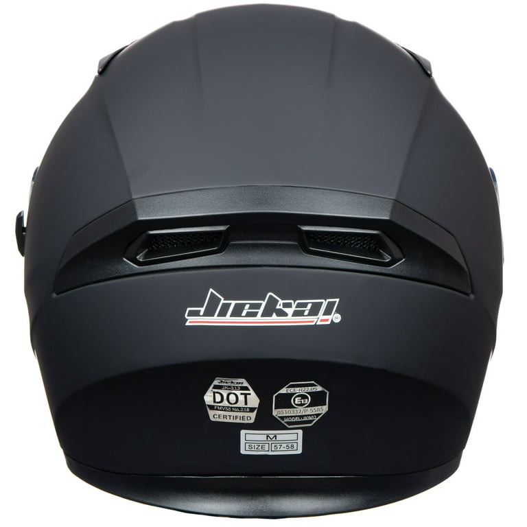 JIEKAI Motorcycle Full Face Helmet DOT Approved Dual Visor
