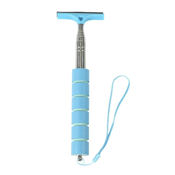 Limpiaparabrisas universal telescópico para espejo retrovisor de coche. Azul