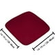 thumbnail image 3 of Fundas de almohada, funda de almohada, funda de silla elástica cepillada de color sólido, suave y cómoda, funda de asiento a prueba de agua, adecuada para sillas de comedor, cojín suave., 3 of 5