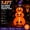Pumpkin Stack, variant on 8FT Halloween Inflatable Pumpkin Stack with Witch Hat Cat, Built-in LED Lights, Large Outdoor Halloween Yard Decorations for Lawn Garden Party