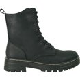 thumbnail image 4 of kozi Canada Women Ankle Casual Riding Bootie LEILA-2 Fall Boot Side Zipper Black, 4 of 7