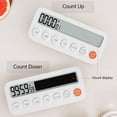 thumbnail image 2 of Digital Productivity Timer and Clock 2 in 1 Visual Count Up/Down Function Magnetic Back and Large LCD Display Volume Adjustable Kids Time Management Tool for Testing Exercise Game Teaching Learning, 2 of 9