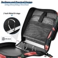 thumbnail image 4 of FORMRS Zipper Binder with Shoulder Strap 2-inch Ring 500 Sheet Capacity File Bag, Red Flamingo Pattern, 4 of 5
