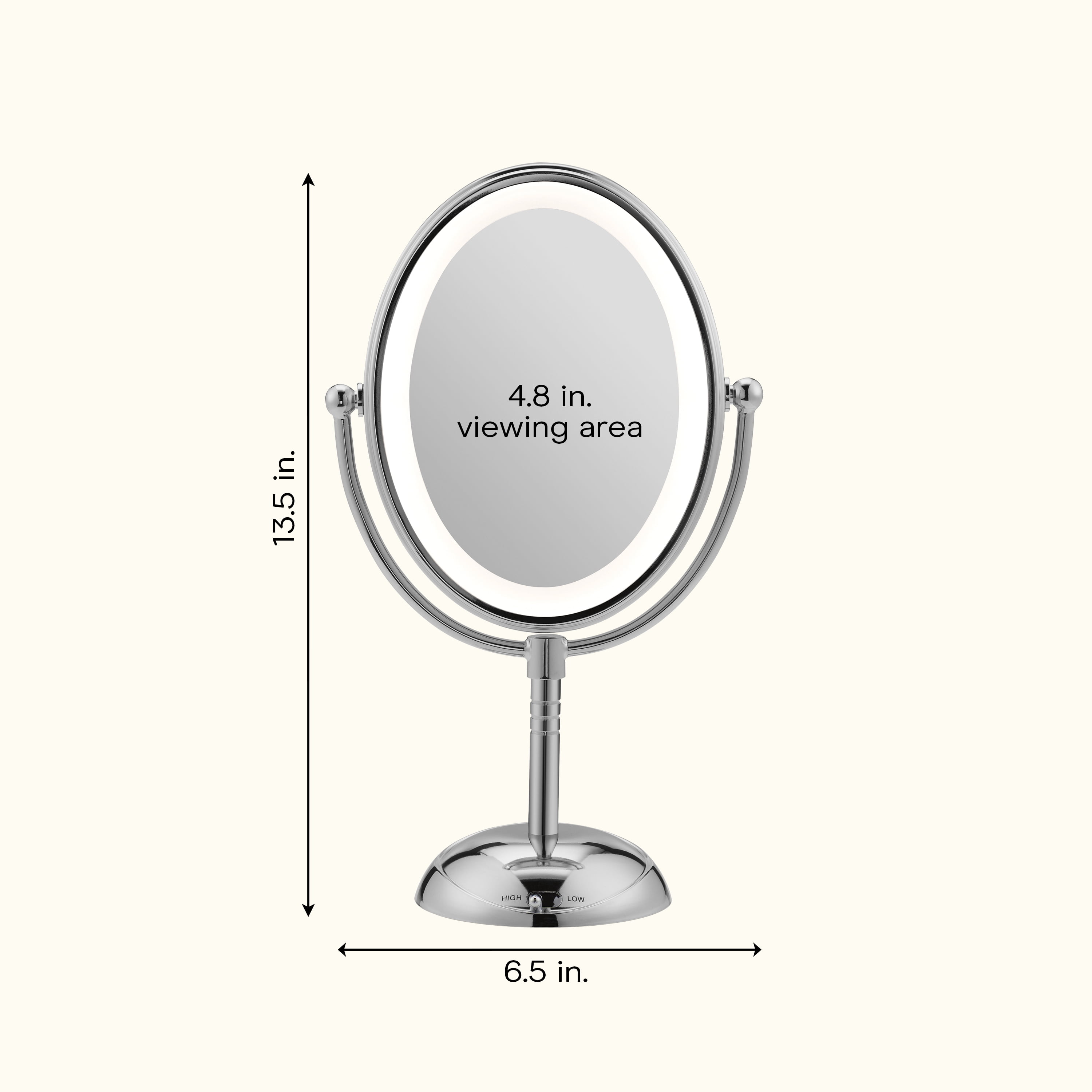 Conair Reflections LED Lighted Collection Double-Sided Makeup