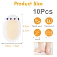 thumbnail image 6 of Pinkiou Heel Ankle Blister Pads Blister Bandages for feet, 10 Pcs Bandaid Blister Pads Heel Blister Protection Pad, Protect Skin from Rubbing Shoes, 6 of 8