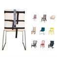 thumbnail image 4 of RV Easy Seat Trona de viaje portátil - Silla elevadora para niños, funda de asiento para trona para niños pequeños - Ajustable, segura, lavable - Fácil de llevar en el bolso Rojo Verde, 4 of 5