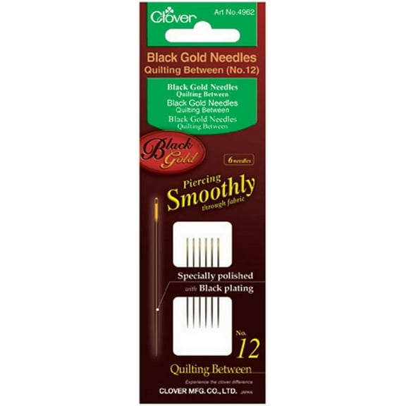 Black Gold Needles Quilting Between (No. 12)