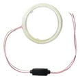thumbnail image 2 of 2pcs 60/70/80/90/100/110/120MM Car Headlight Angel Eye Lights LED COB White Light Motorcycle Auto Lamps Car Headlight, 2 of 10