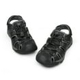 thumbnail image 4 of Dream Pairs Kids Summer Athletic Sandals Boys Girls School Outdoor Sports Sandals Walking Shoes 160912-K BLACK/DARK/GREY Size 8, 4 of 5