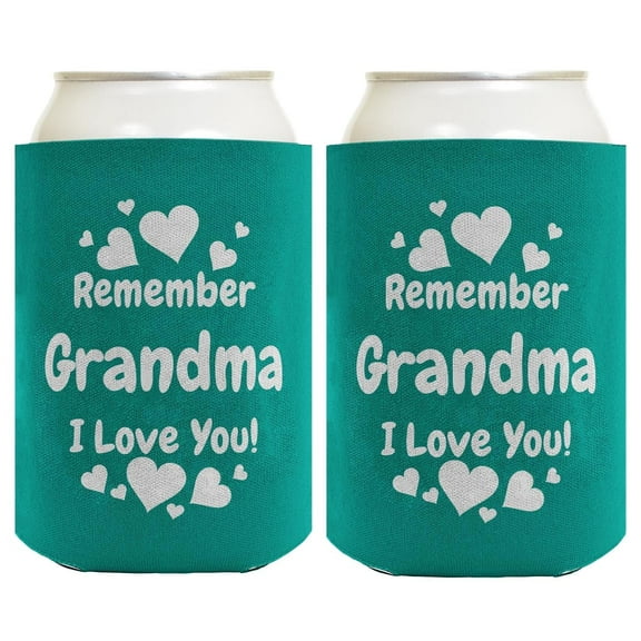 Gifts For Grandma Remember Grandma I Love You 2-Pack Can Drink Thermocoolers