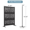 thumbnail image 7 of Modern Shade 4x6 FT Artistic Metal Privacy Screen - Space Division, 7 of 7