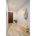 thumbnail image 3 of Elegant Lighting Tranquil 8" 2 Light Royal Crystal Flush Mount, 3 of 9