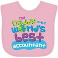 thumbnail image 3 of Inktastic My Daddy is the Worlds Best Accountant Boys or Girls Baby Bib, 3 of 4
